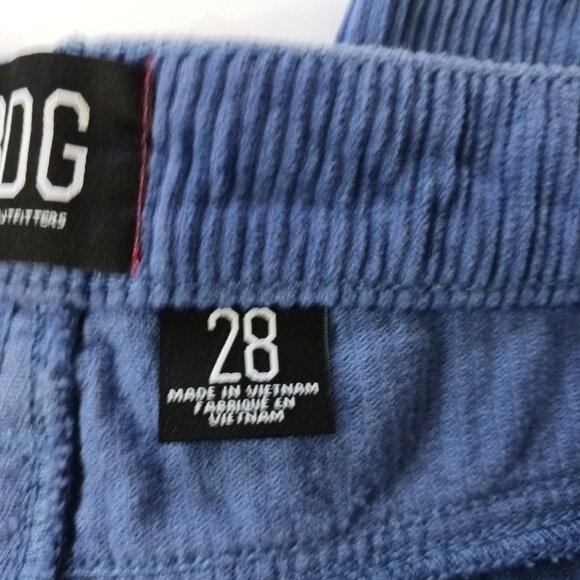BDG Urban Outfitters Women's Corduroy Mom Jeans High Rise Tapered Blue Size 28 - Picture 6 of 8